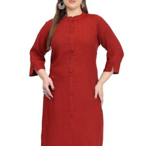 Home collar kurta for women solid colour s to xxl plus size kurta for women