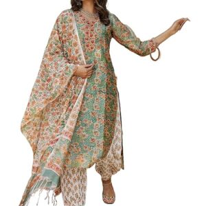 Home cotton blend women kurta set: where tradition meets trend